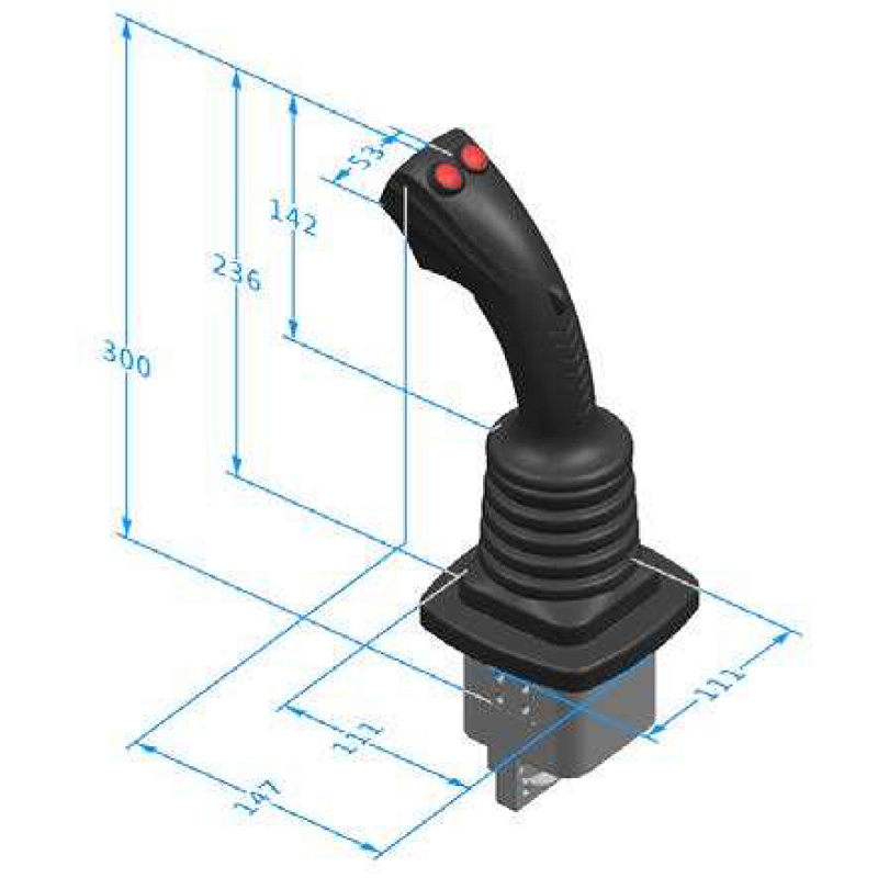 Многоосевой джойстик серии LT80
