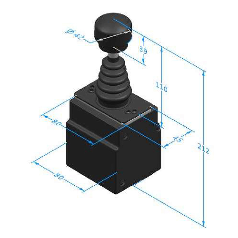 Одноосный джойстик серии LT20